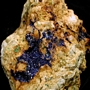 Azurita cristales en matriz